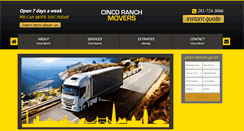 Desktop Screenshot of cinco-ranch-movers.com