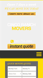 Mobile Screenshot of cinco-ranch-movers.com